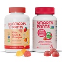 SmartyPants Kids 多维他命胶类和亲生免疫包:Omega 3 Fish Oil(EPA/DHA),维生素D3,C,维生素B12,B6,消化和免疫支助补编(30天供应)