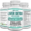 Liver Cleanse Detox & Reference Supplements, Artichoke 提取 Liver 健康公式 w 22 Shebs for Liver Support, Liver Detox Cleanse Pills - 牛奶酸盐丹德利翁 Turmeric Ginger Beet Zinc, 60 Capsules