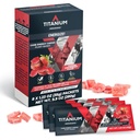 TITANIUM Energy Chews for Running, Cycling - Plant-Based Natural Endurance Energy Gummies to Re Fuel - Energy Supplements - Preworkout Snack Bloks - Faster Than Energy Gels - No Caffeine - 8 Count
