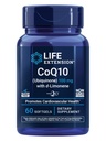 生命延长 CoQ10(Ubiquinone) 配有 d-Limonene – 心脏健康,对抗Fatigue将军,更好的吸收 – Gluten-free,非GMO – 60 Softgels