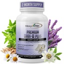 MoxyVites DHH-B 补编 - Bioactive Honokiol Magnolia 树皮提取 细胞健康 有机体 Ashwagandha & Herbs,高强度 60 Vegan Capsules, 2个月供应,非转基因生物