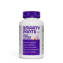 SmartyPants Fiber Fiber 补充 & 多维特敏 男女:多维特敏 Fiber Gummys 配有维生素D3, C,维生素B12, B6, A, K & Zinc, Omega 3 Fish Oil (EPA/DHA), Biotin, 180 Count (30天供应)