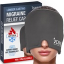 DMI Ultra Migraine Relief Cap 天然头痛 Relief → HSA & FSA 符合资格的 Migraine Mask 和头痛 Relief Hat → Gel Eye Mask → Ice Face Mask 和Migraines的冰盖 → Headache Ice Pack