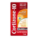 Cortizone-10 最大抗水阻断痒膏,1% Hydrocortisone, 快动作, Bug Bites的抗痒凝胶, Rash, Eczema, Psoriasis, 有毒常春藤, Oak, Sumac & More, 1 oz