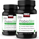 FORCE FACTOR ProbioSlim, 2-Pack, " 育生补品 " , " 育生补品 " , " 绿茶提取剂 " , " 减少气体 " , " 布洛丁 " , " 便秘 " , " 支持消化卫生和古特健康 " , " 60 Capsules "