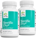 Terry Tirly Freatly Zzzz - 成人睡眠补充剂 - 普通话的饮食补充剂 Lemon Balm & Lavender - 非GMO 放松和睡眠救济援助 - 30 Softgels (2 Pack)
