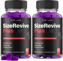 rize 实验室(2 Spack Revive Plus Gummys,全自然补充型男性,积极健康生活方式的Premium Male公式,Spig Revive+性能支持(120 Gummys))