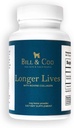 BILL & COO Longer Lives Fiber 补充 Bovine Collagen Peptides & Beetroot Powder for Dogs - 促进消化、心脏和肝脏支持 - 狗联合补充公式 - 90g