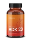 Nutriissa ADK 20 - 维生素A、D和K(25,000 IU)的Imune和Bone健康支持 - 4-Month 供应 - EPEB 纯度和概率认证 - 120 Vegan Capsules