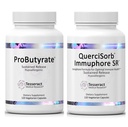 宇宙药剂医学研究 Ultra Gut和Immune Health Combo,Butyric Acid Complex Gut Health Supplies (120 Capsules)和Quercetin, Immune支助 Supplies (120 Capsules)
