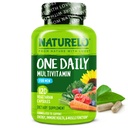 NATURELO MENS 多维塔明 -- -- 维生素、矿物和有机全食品、促进能源与健康、非GMO,120个蔬菜卡普尔