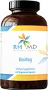 RHMD BioMag - 360mg Chelated Magnesium 补充剂 - 高度生物可用Mag 支持能源,骨质健康+肌肉恢复 - (240个植物卡普尔)
