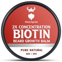 男人的胡子和条件的胡子蜡 -- -- 与Castor Oil Natural and Organic Infections 制作 -- -- 水合物和细毛发生长 -- -- 2 Ounce Tin(瓦努阿图)