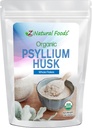 Z 天然食品 有机整型 Psyllium Husk Flakes,一种天然纤维补充剂 Mix It into smoothies, Juice, Non-GMO, Vegan, Gluten-Free, Kosher, 1 lb.