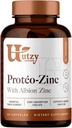 Utzy Naturals Protéo-Zinc – Albion Chelated Zinc Bisglycnation(TRAACS ®)用于免疫健康 – 在美国制造 → 60个卡普尔