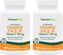 NaturesPlus Orange Juice Jr. - 包2,180 脆片 - 100 mg 维生素 C - 蔬菜,Gluten Free - 360 总服务量
