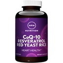 MRM 营养 CoQ-10 Resveratrol 红酵母水稻 |支持心血管和心脏健康 | Gluten-Free | Non-GMO| 30 Softgels