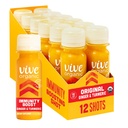 活性有机免疫支持射击、冷皮姜、涡轮、Echinacea、Gluten Free、Vegan、豁免靴原型、2 Fl Oz(12号包)