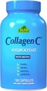 CollagenC - Collagen Hydrlysate Capsules with Biotin by Alfa Vitamins - 皮肤,钉子和头发复发的抗衰老营养补充剂 - 支持骨骼和肌肉 - 美国制造 - 180 Capsules