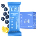 MenoWell Menopause Protein Bars for Women, Weight Management Support, Fresh Blueberry Lemon, 25% Daily Fiber, Plant-Based, 7g of Protein, 1g Added Sugar, 10 Count (Pack of 1)