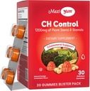 Maxi Health - 胆固醇加1200mg of Planet Sterols & Stanols - Kosher Gluten 自由健康胆固醇补充物 60 cm