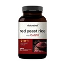 Red Yeast Rice with CoQ10, 240 Veggie Capsules – 高级心脏健康草药补充 – 抗氧化剂支持能源与心脏健康 – 非GMO