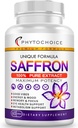 沙发补充品-100%纯沙发提取品 Capsules-Boost Energy & Mood,支持眼和心脏健康,焦点,视野 - 纯沙发提取品 88.5 mg - 在美国为女性和男性制造 60 Vegan Capsules