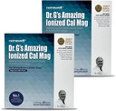 G博士的惊人的电离性Cal Mag - 骨质健康钙 镁粉补充剂 - 60根棒×2包4个月(120个计数)