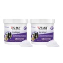 Zymox高级酶耳擦 - 狗和猫的- 脏, 蜡, 臭耳擦 - 精度强耳清洁擦 - 非刺激性 - 假致性(2个计数包)