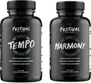 Tempo & Harmony QQ Festival, Rave & Party Prep + Recoverness Bundle 5-HTP, 抗氧化剂, Rave维生素, 节日补充, Rave Necesities, Fest Gear, Rave On, Rave Gear, Fest Aid