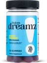 哦,我的维特! Dulces Dreamz 2 mg Melatonin Gummys 支持正常睡眠与L-Theanine,和柠檬浆,成人水果火焰,30个伯爵