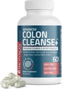 布朗森高级Colon Cleanse Premium Cleanse & Detox 配有 Psyllium Husk, Senna Leaf, Cascara Sagrada, Ginger Root, Licorice Root & More, Non-GMO, 60 卡普尔