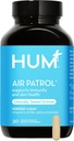 HUM 空中巡逻免疫支助补编,配有维生素C和Citrus Bioflavoids、Vegan Vitamin C 男女辅助用品、支持皮肤屏障、肺健康和免疫系统、30 Vegan Capsules