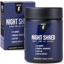 InnoSupps Night Shred Fat Burner and Natural Sleep Supports QQ Ashwaganda, 5-HTP, CLA, Melatonin QQ Appetite 压制剂 重量损失支持 夜间脂肪燃烧(60个蔬菜卡普尔)