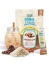 水分+能源 电解 饮料 混合 – Coffee Horchata Agua Fresca Flavor – 配有咖啡因的无糖粉,L-Theanine,椰水和矿物 → 15 单工棒包装