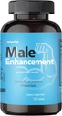男子睾丸酮补充剂 — Tongkat Ali, Maca, L-Arginine HCI & Ginseng for Energy, Stamina & Endurance, Non-GMO, Gluten-Free, 120块平板电脑(60天供应)