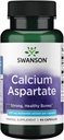 Swanson Calcium Apartate - 草药补充剂促进骨骼,心脏,和肌肉健康 - 自然公式促进整体身体健康 - (60 Capsules-200 mg 各自)