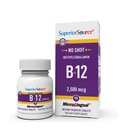高级来源:不注射维生素B12 甲基Cobalamin 2,500 mcg, 快速溶解微晶片, 90 计数, B12的积极形式, 支持能源生产, 神经系统支持, 非GMO