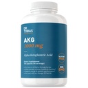 Tobias AKG博士 Supplement 1000 mg per service, Bioblicable Alpha Ketoglutaric Acid, 支持细胞能和氮氧化物流, Vegan, Gluten-Free, 非GMO, 180 Capsules, 90 services