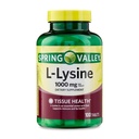 L-Lysine 1000mg 板块 — 基本氨基酸用于免疫支持、凝胶形成和皮肤健康 — — 高概率赖氨酸补充剂,100 Counter, Gluten-Free (Pack of 1)