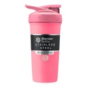 BlenderBottle Sport 绝缘无色钢摇摆瓶与Wire Whisk,24 Ounce, Pink – 蛋白质摇摆和水分,用于运动员和适配型的Enthusiasts,易混合,保持饮料冷却,可锁定的Lid