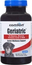 COMFORT 对狗的老年补充,100个计数,包含MSM,超氧化物废渣,Ester-C,19个维生素和矿物和18个氨基酸,美国制造