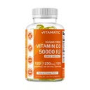 维生素D3 50 000 IU周刊补编 -- -- 120 Pectin Gummys -- -- 维生素D Capsules for Bones, Teeth, and Immune Supports(5 000 IU)