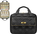 大型Quilted Medicine Bag、Carrier、Case、药品旅行组织者、药瓶、厕所和装有固定口袋的医疗用品