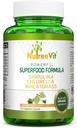 果树维特纯度 100% 有机螺旋藻 + 氯菌 + 小麦草 – 强力超级食品 – Veggie Capsules → 500 mg