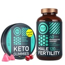 WILD FUEL 男性生育率补助和Keto Gummys 卫生和能源包