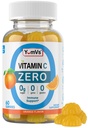 Yum-Vs - 成人和孩子的零糖维生素C Gummys - 250 mg VIT C Immune Support Gummy Vitamins - 不含糖的可食用维生素C Gummy 补充剂 - 高潜力蔬菜维生素C Boost(60)