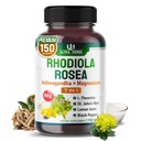Rhodiola Rosea 补充了Ashwagandha、Magnesium、L-Theanine、St. John's Wort、Lemon Balm - 支持Mood、睡眠质量和精神焦点 150 Capsules