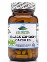纯山植物学 Black Cohosh Capsules - 90 Kosher Vegan Caps - 现在有500mg 野生黑Cohosh根 - 自然支持更年期