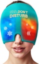 Migraine Relief Cold Cap – 重用Gel冰包头包头包头痛,Puffy Eyes,Sinus压力,Hangover – 360° 压缩Migraine Hat给女性和男性 – 冷却Cap给紧张和压力缓解